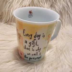 History & Heraldy Fine Porcelain "Everyday I'd a Gift " Slender Coffee Mug